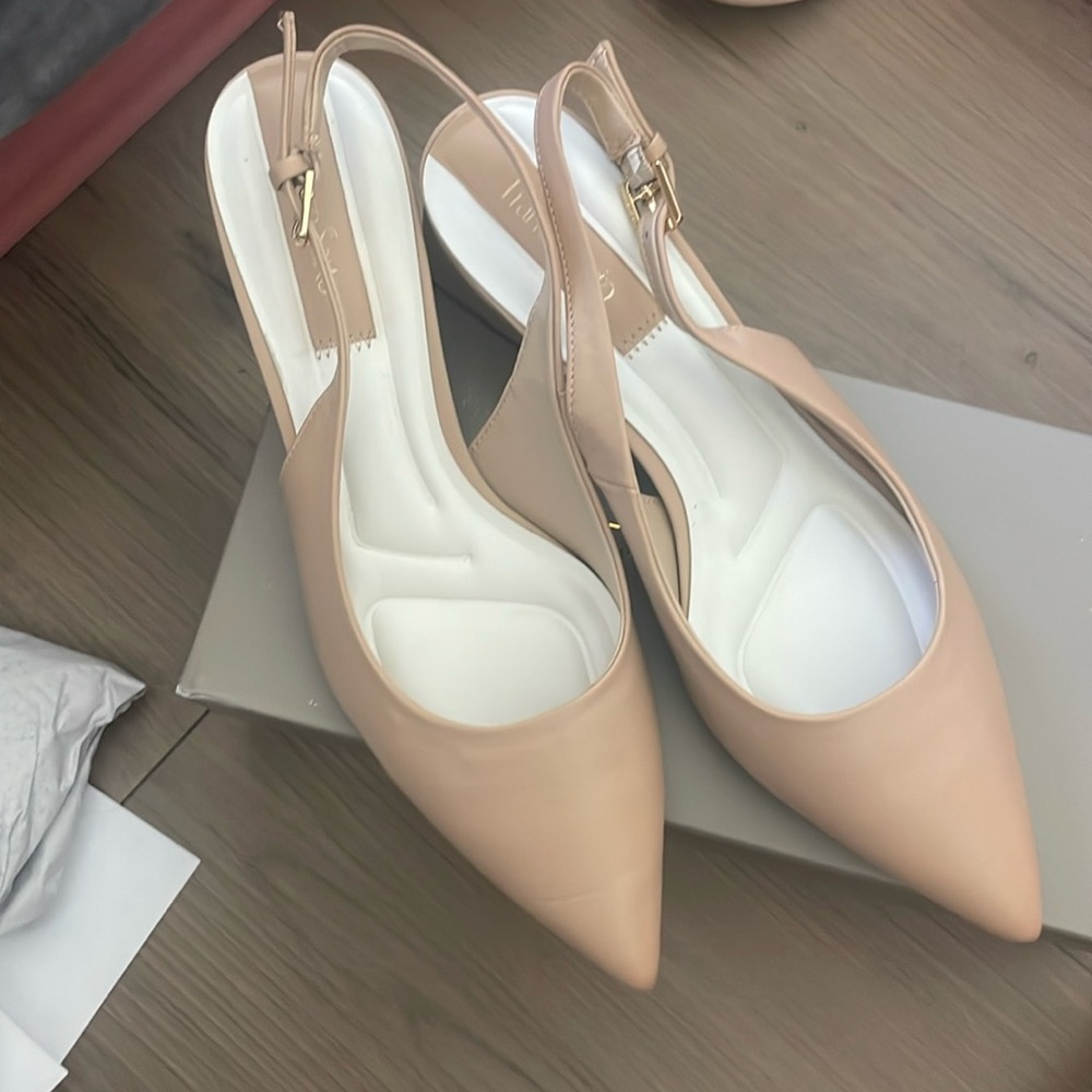 Franco sarto mini slingback heel